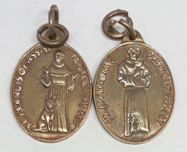 Medalla San Francisco de Asís - mascota 4 (ovalada)