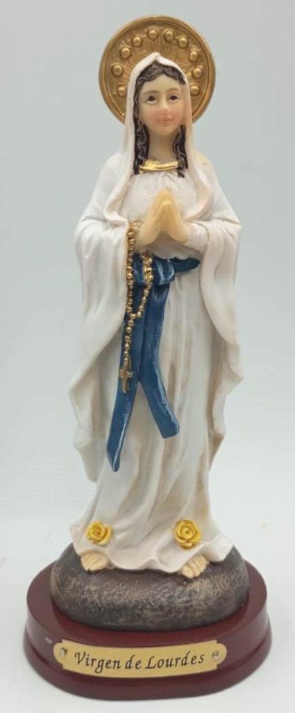 Virgen de Lourdes - 14,5 cms.