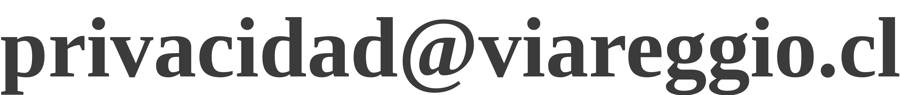 Correo electrónico de privacidad (ver imagen)